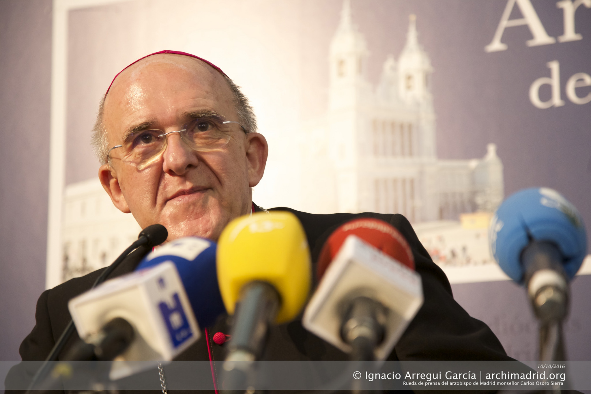 2016-10-10 - Rueda de prensa del arzobispo de Madrid monseñor Carlos Osoro Sierra.