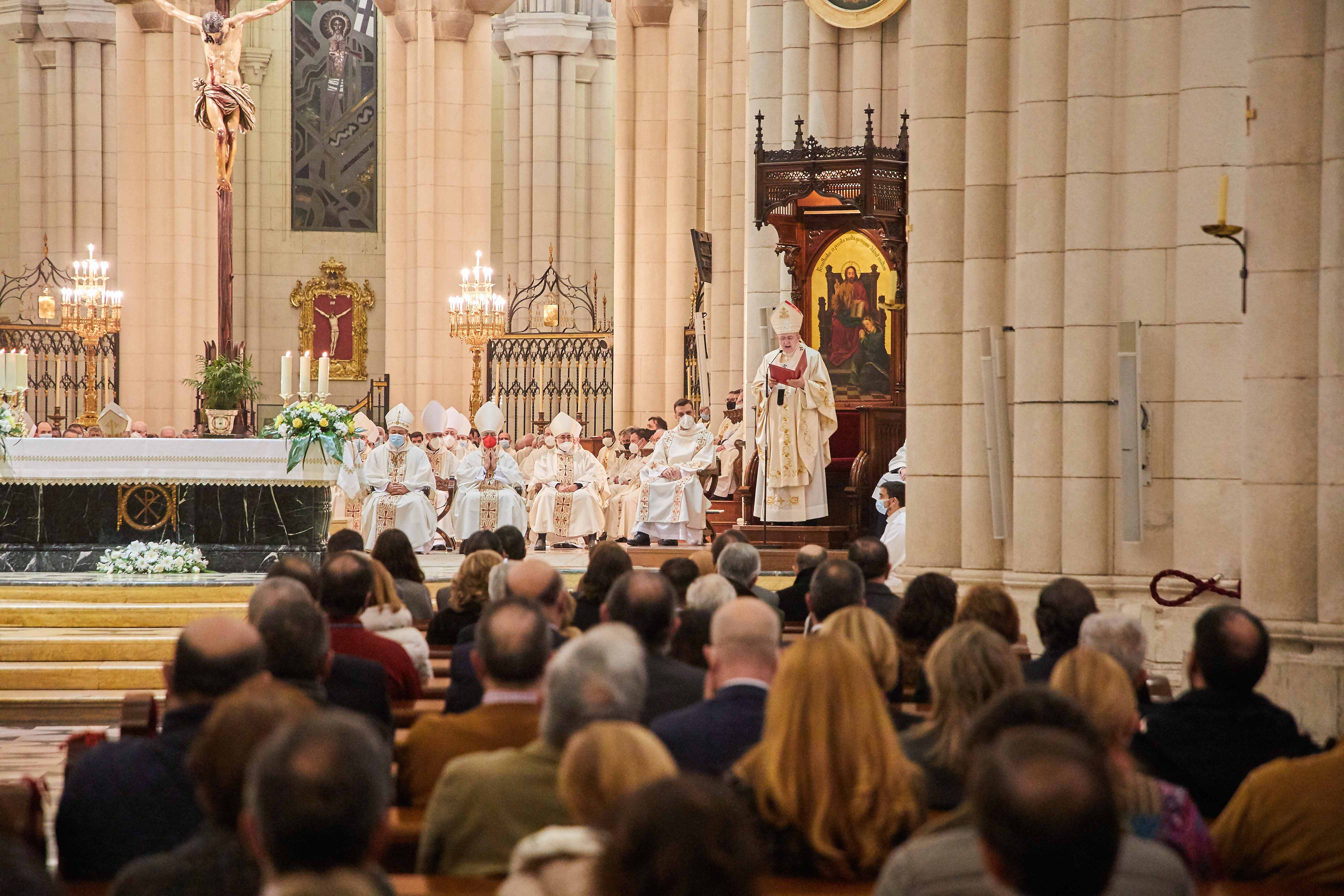 2022-02-22 Misa con motivo de los 25 años de la ordenación episcopal del cardenal Osoro