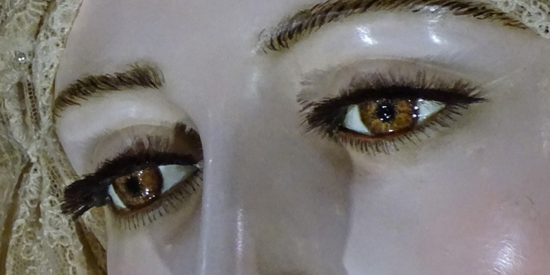 Borriquita escultor ojos