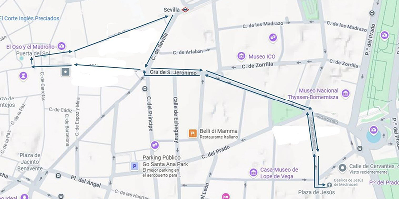 Recorrido medinaceli mapa