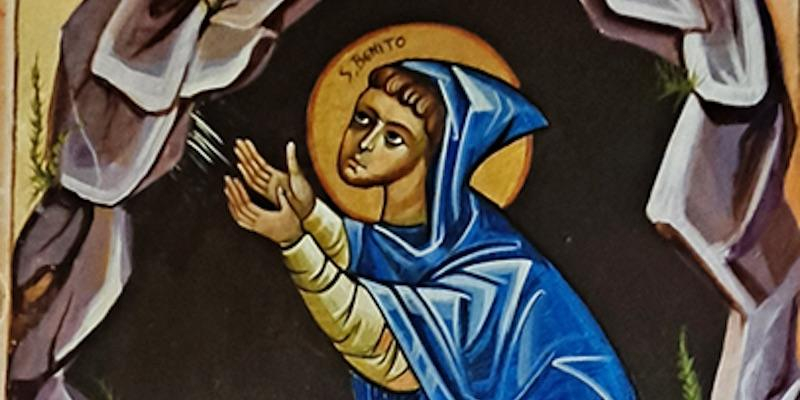 Misa solemne en el monasterio de la Natividad de Nuestro Se&ntilde;or Jesucristo en honor a san Benito Abad