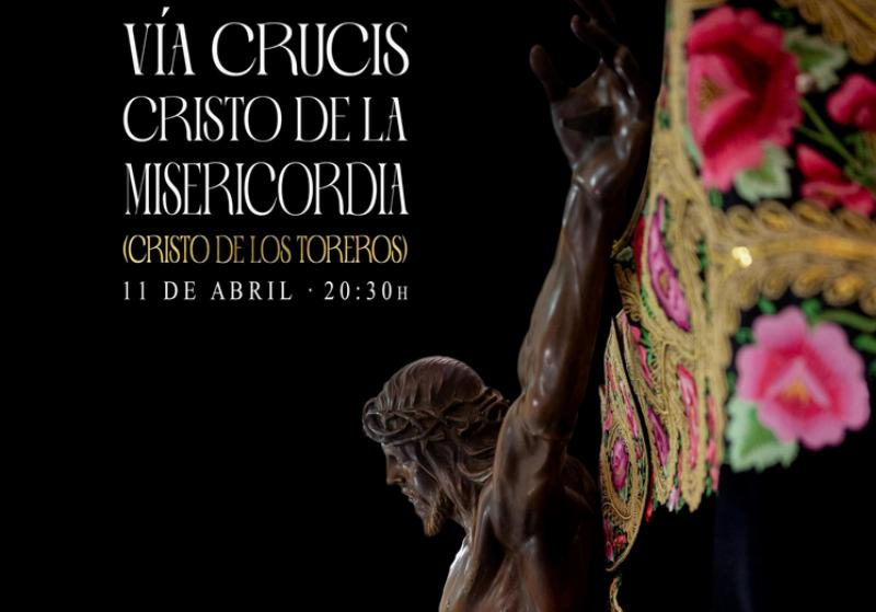 La Archicofrad&iacute;a de Medinaceli realiza el Viernes de Dolores un V&iacute;a Crucis con el Cristo de la Misericordia por el barrio de las Letras