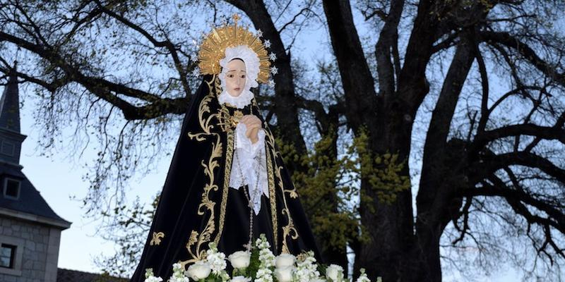 La procesi&oacute;n de la Dolorosa inaugura la Semana Santa en Guadarrama