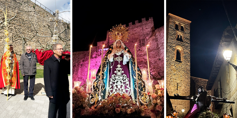 Pedro Javier Carrasco, p&aacute;rroco de Buitrago: &laquo;La Semana Santa en la sierra se vive con tradiciones antiguas que han pasado de padres a hijos&raquo;